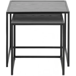 Seaford indskudsbord sort MDF