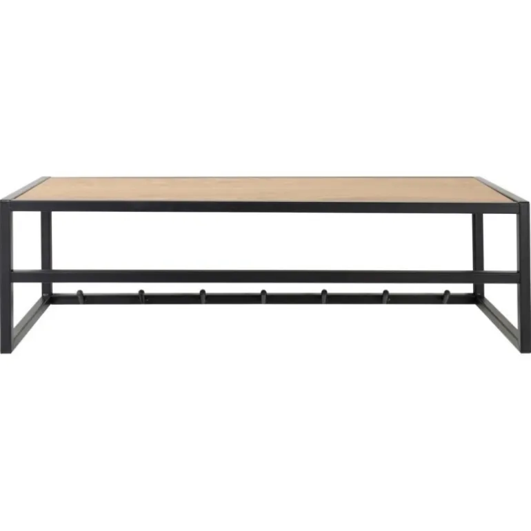 Seaford knagerække sort metal