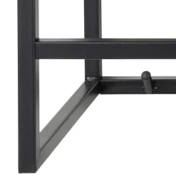 Seaford knagerække sort metal