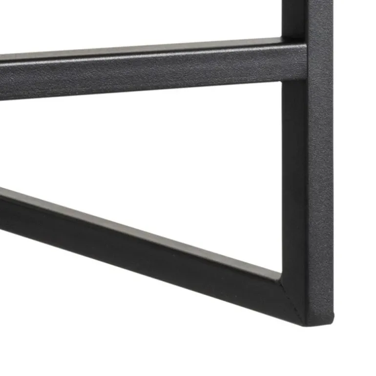 Seaford knagerække sort metal