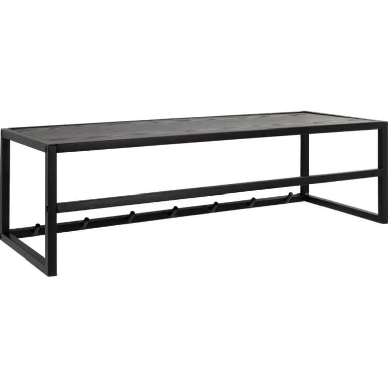 Seaford knagerække sort metal