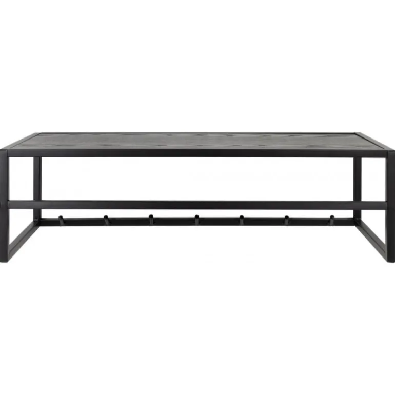 Seaford knagerække sort metal