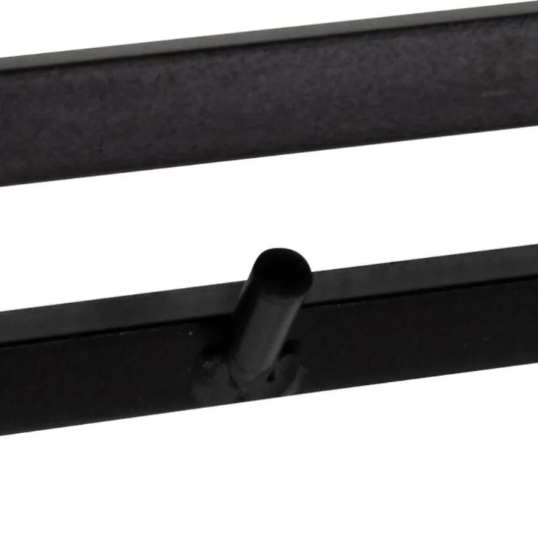 Seaford knagerække sort metal