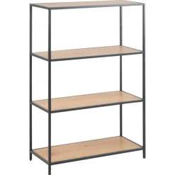 Seaford reol natur - 77 x 35 x H114 cm