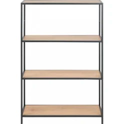 Seaford reol natur - 77 x 35 x H114 cm