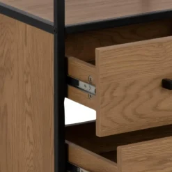 Seaford reol naturlig MDF