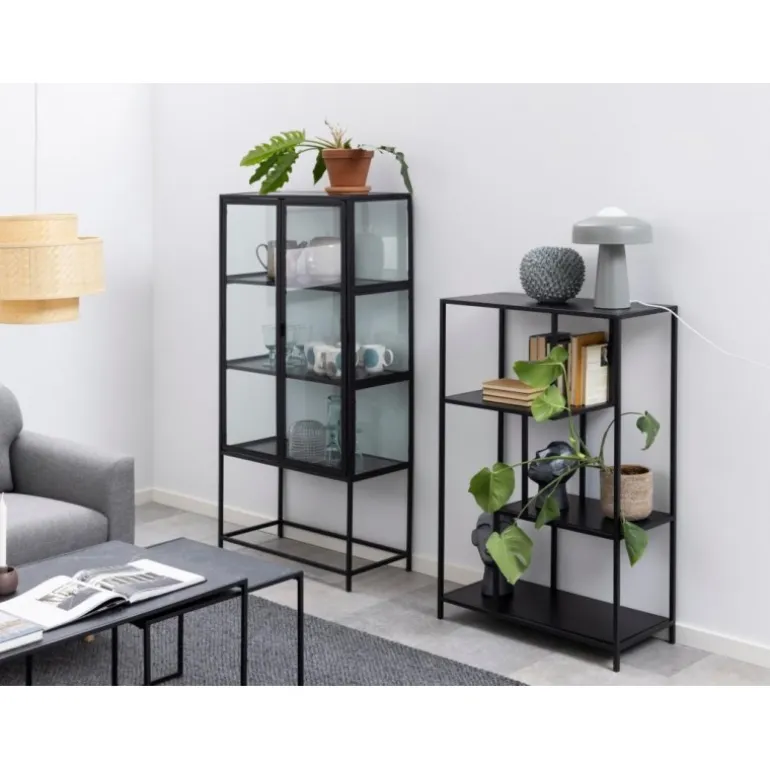 Seaford reol sort MDF