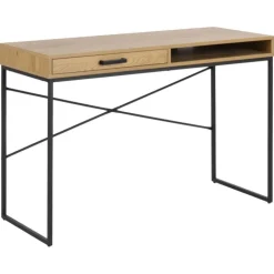 Seaford skrivebord naturlig MDF
