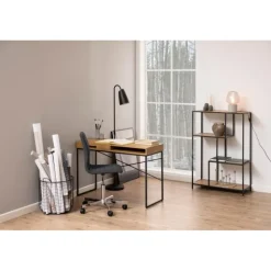 Seaford skrivebord naturlig MDF