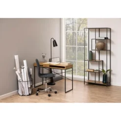 Seaford skrivebord naturlig MDF