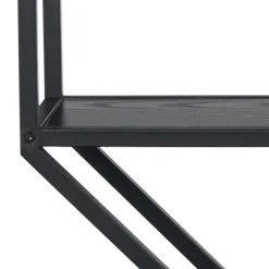 Seaford væghylde sort MDF 77 cm