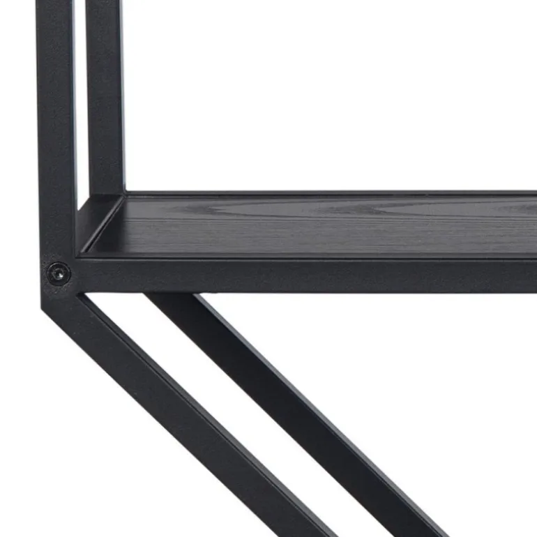 Seaford væghylde sort MDF 77 cm