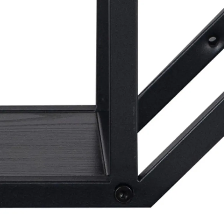 Seaford væghylde sort MDF 77 cm