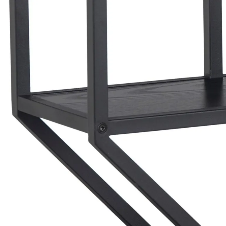 Seaford væghylde sort MDF 77 cm