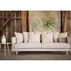 Segelskaren 3 personers Sofa - Beige stof