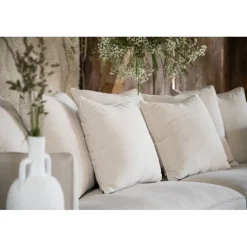 Segelskaren 3 personers Sofa - Beige stof