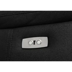 Selesta Recliner 3 pers. lædersofa sort