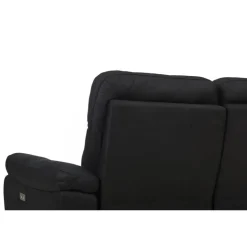 Selesta Recliner 3 pers. lædersofa sort