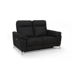 Selesta Recliner 3 pers. lædersofa sort