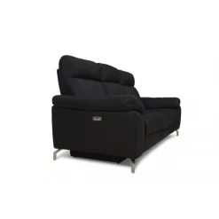 Selesta Recliner 3 pers. lædersofa sort
