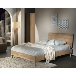 Seng i eg 160 x 200 cm – Forrest Oak