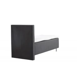 Seng kontinentalseng 90x200 - Mørkegrå