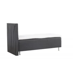 Seng kontinentalseng 90x200 - Mørkegrå