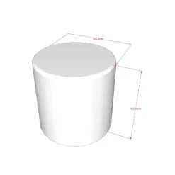 Seng med opbevaring 90 × 200 cm – Moon, hvid bouclé