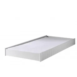 Seng med opbevaring – Robin underseng 90 × 190 cm, hvid