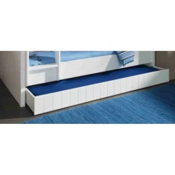 Seng med opbevaring – Robin underseng 90 × 190 cm, hvid