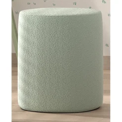 Seng med opbevaring 140 x 200 – Moon, grøn bouclé