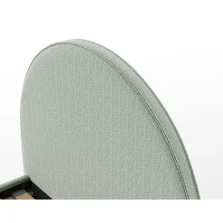 Seng med opbevaring 140 x 200 – Moon, grøn bouclé