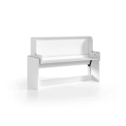 Seng med skrivebord Denver 90 x 200 cm – hvid