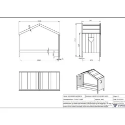 Seng til børn – Amori husseng 90 x 200 cm, hvid