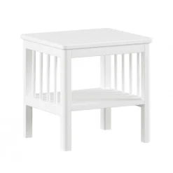 Sengebord i bøg – Forrest, hvid