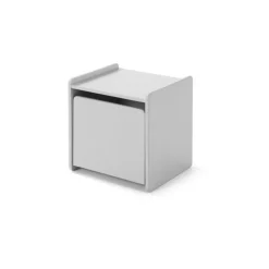 Sengebord i skandinavisk design – Kiddy, grå