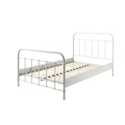 Sengeramme metal 120 x 200 – New York, hvid