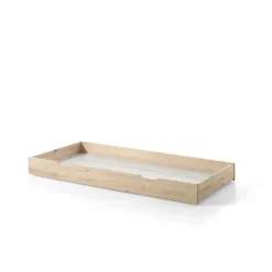 Sengeskuffe med ekstra soveplads 90 x 190 – Dallas, natur