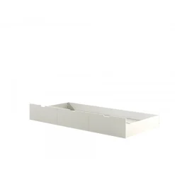 Sengeskuffe med opbevaring – Margrit 90 × 190 cm, hvid