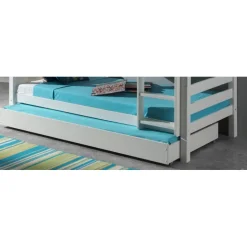 Sengeskuffe med udtræk 90 x 190 cm – Scott, hvid