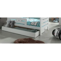 Sengeskuffe til juniorseng – hvid – TOD