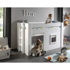 Sengetæppe/forhæng til halvhøj seng – Noah Tekstil, beige