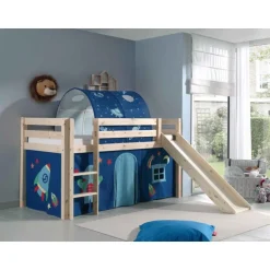 Sengtunnel til mellemhøj seng – Astro, blå