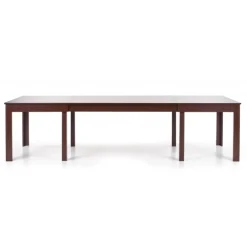 SEWERYN 160/300 cm Spisebord med udtræk - mørk Valnød