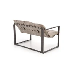 SHARK havemøbel sæt (sofa + 2 stole + kaffeborde), mørkeBrun / Cappuccino