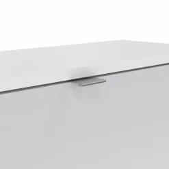 Shoes Skoskab 4 spejl klaplåger med 2 rum - Hvid / Hvid