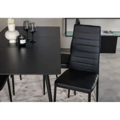 Silar Spisebordssæt - Sort