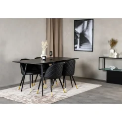 Silar Spisebordssæt - Sort