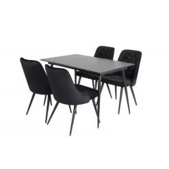 Silar Spisebordssæt - Sort
