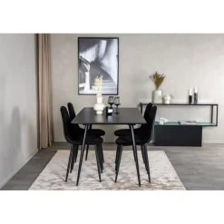 Silar Spisebordssæt - Sort